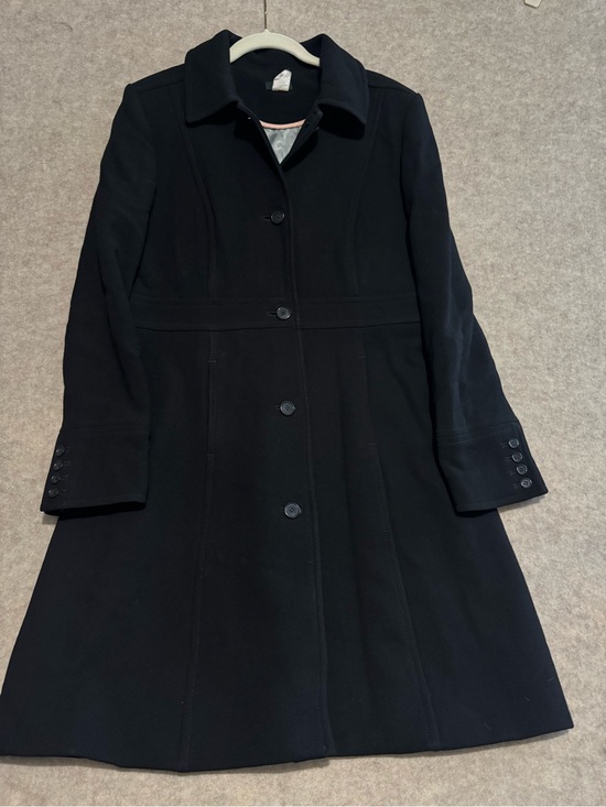 J. Crew Jackets & Blazers - J.Crew Woman's Wool Blend Long Coat Size 16 Classic Black